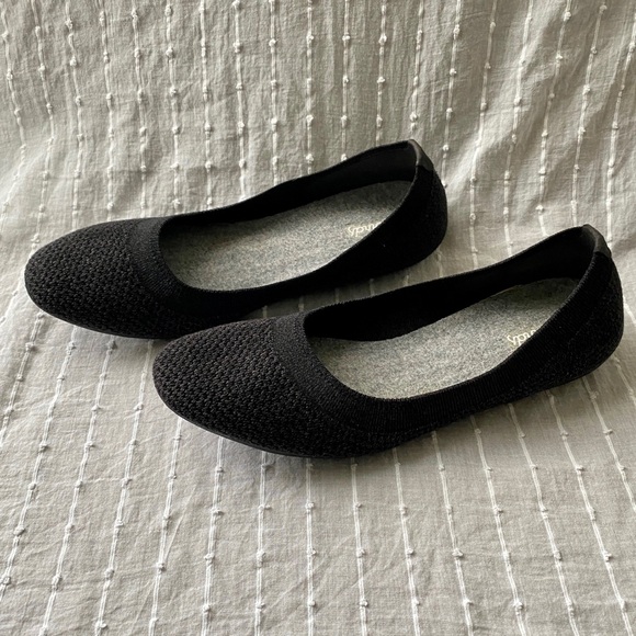 Black Tree breezer Allbirds ballet flats - size 9 - Picture 2 of 7